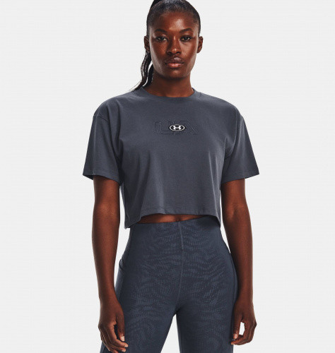 Clothing - Under Armour Tricou Branded Logo Crop | Fitness 